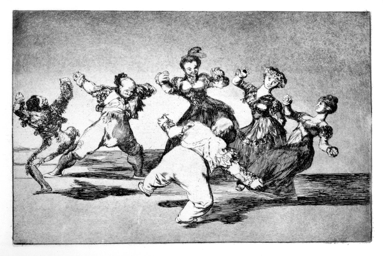 Wesoła fantazja, 1819-1823 autorstwa Francisco de Goya