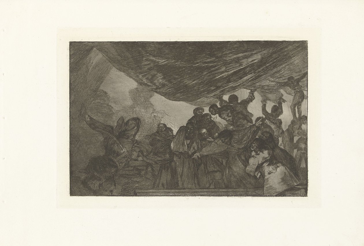 Wyczyść szaleństwo odmienny klaro Los Disparates (The Follies) (tytuł serii) Los Proverbios (Przysłowia) (tytuł serii) autorstwa Francisco de Goya