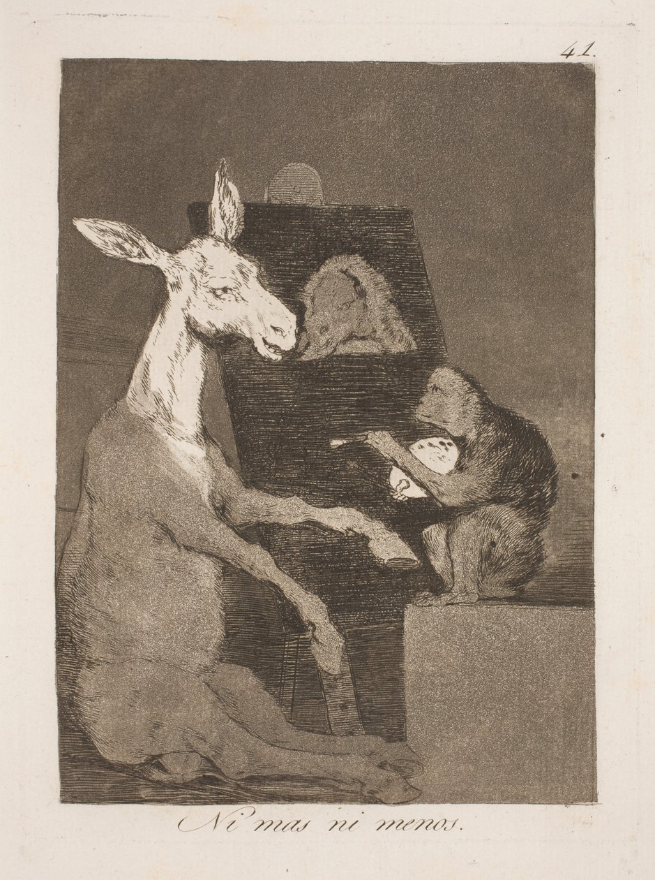 Ni mniej ni więcej autorstwa Francisco de Goya