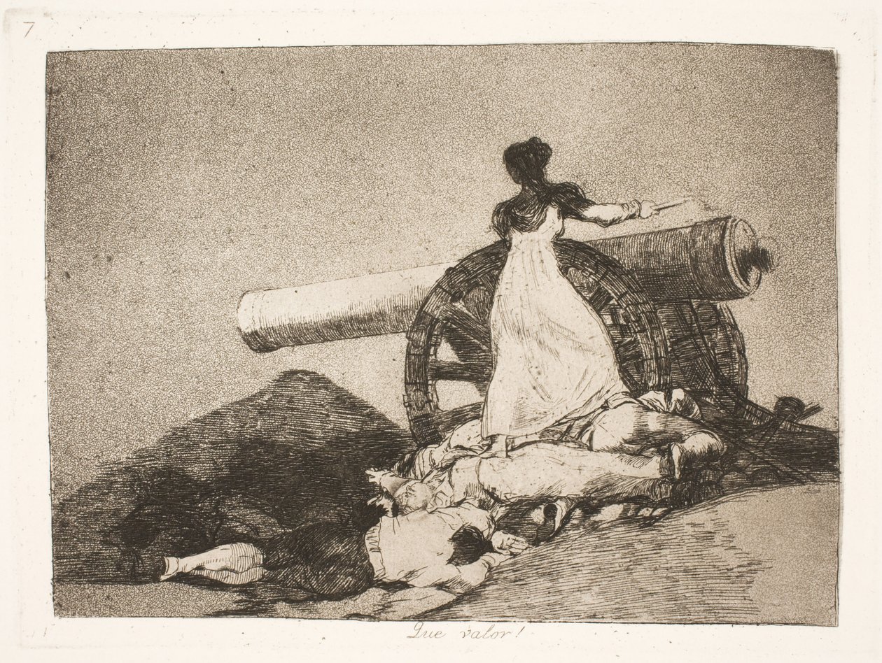 Co za bohaterstwo! (7) autorstwa Francisco de Goya