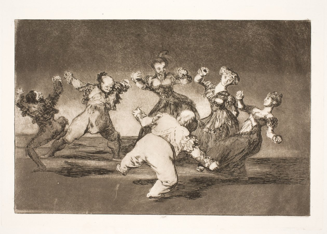 Jeśli Marion chce tańczyć, sama musi ponieść konsekwencje autorstwa Francisco de Goya