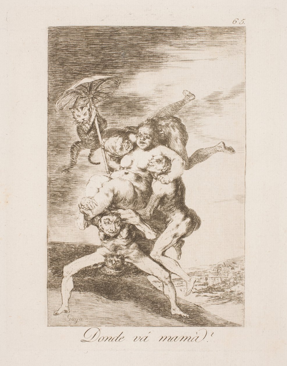 Dokąd idzie mama? autorstwa Francisco de Goya