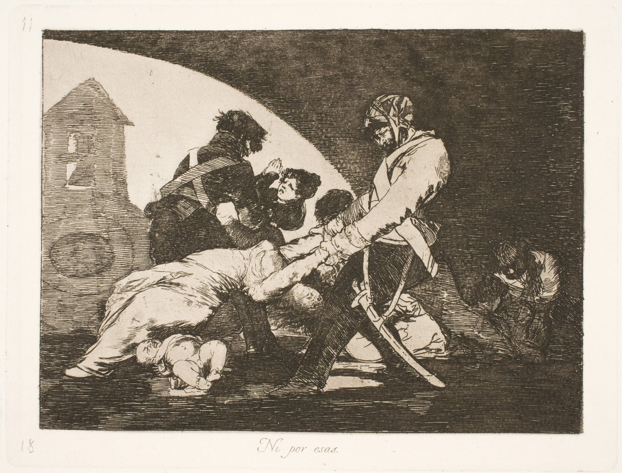 Nie od nich (11) autorstwa Francisco de Goya