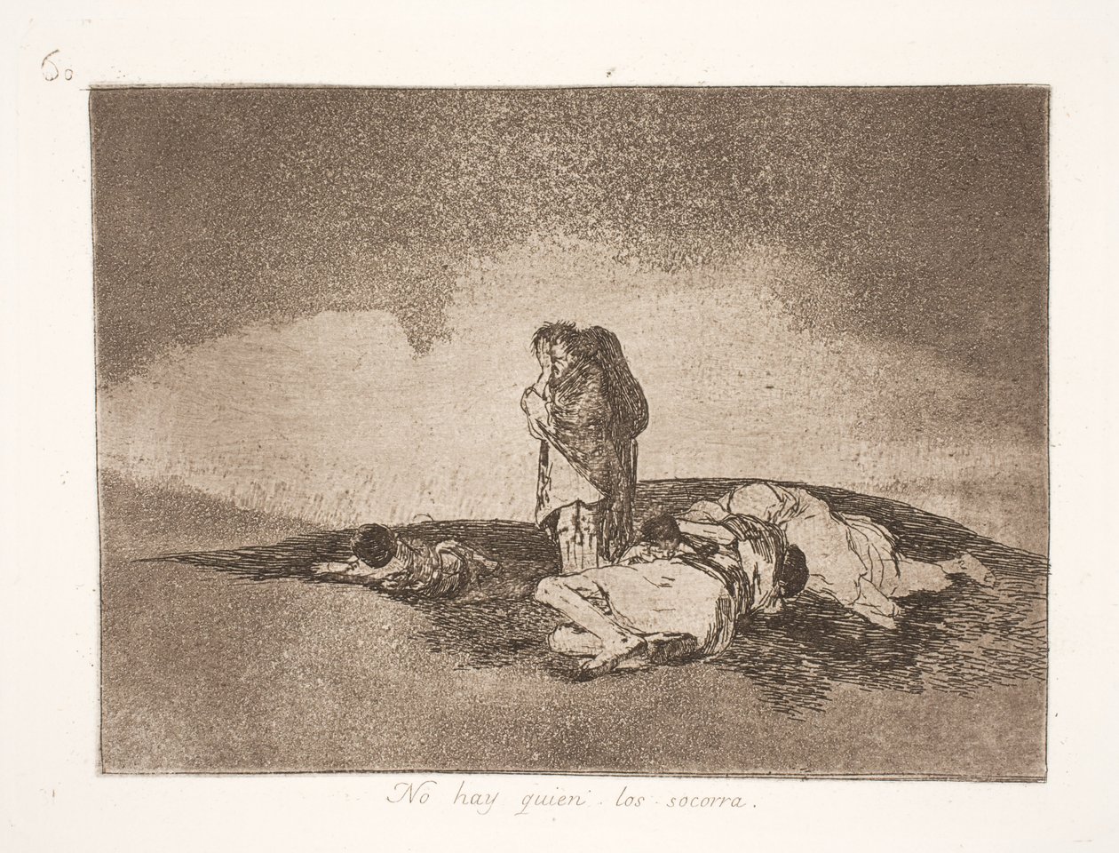 Nikt nie pomoże (60) autorstwa Francisco de Goya
