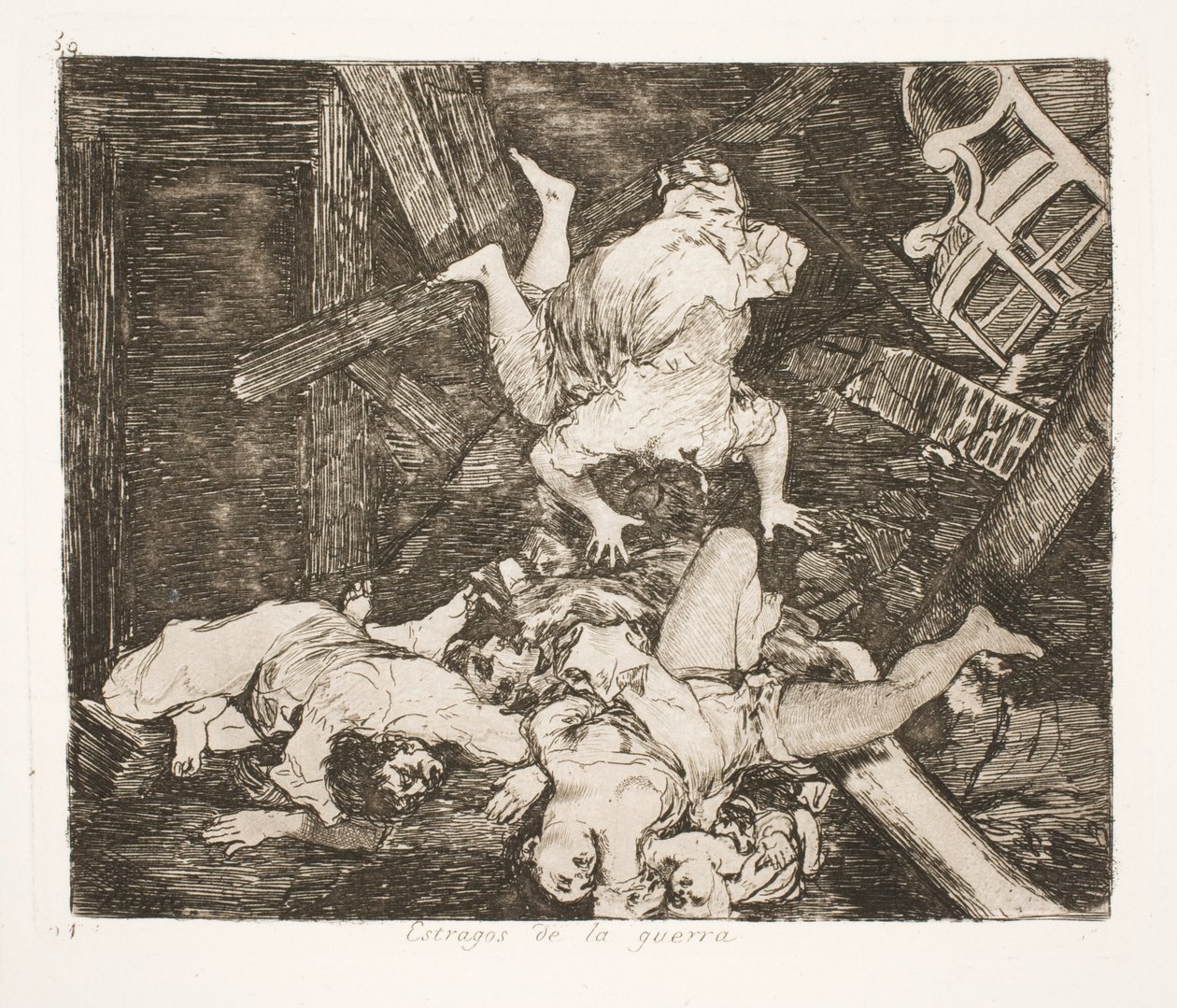 Okropności wojny (30) autorstwa Francisco de Goya