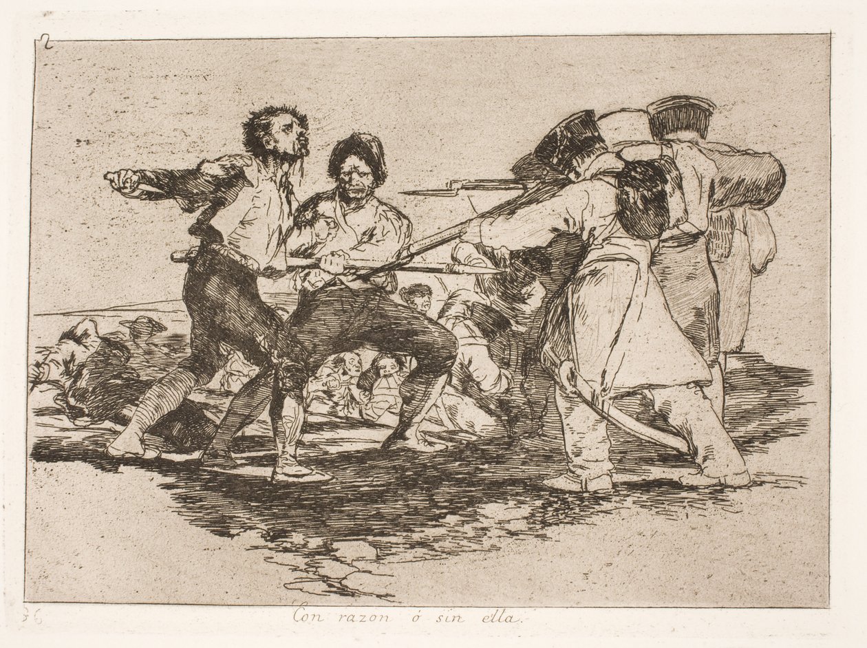 Okropności wojny autorstwa Francisco de Goya