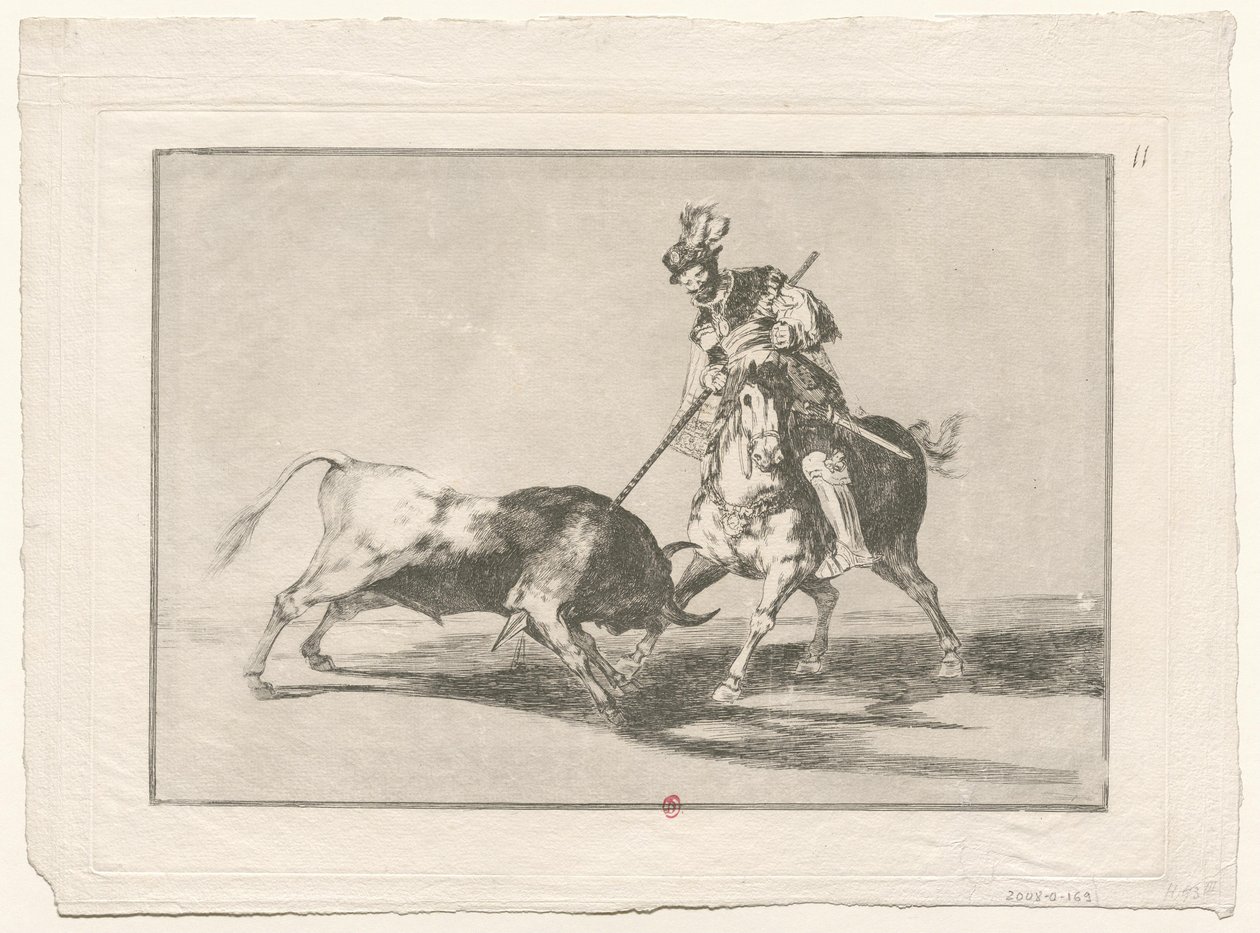 Tauromachia, nr 11 autorstwa Francisco de Goya