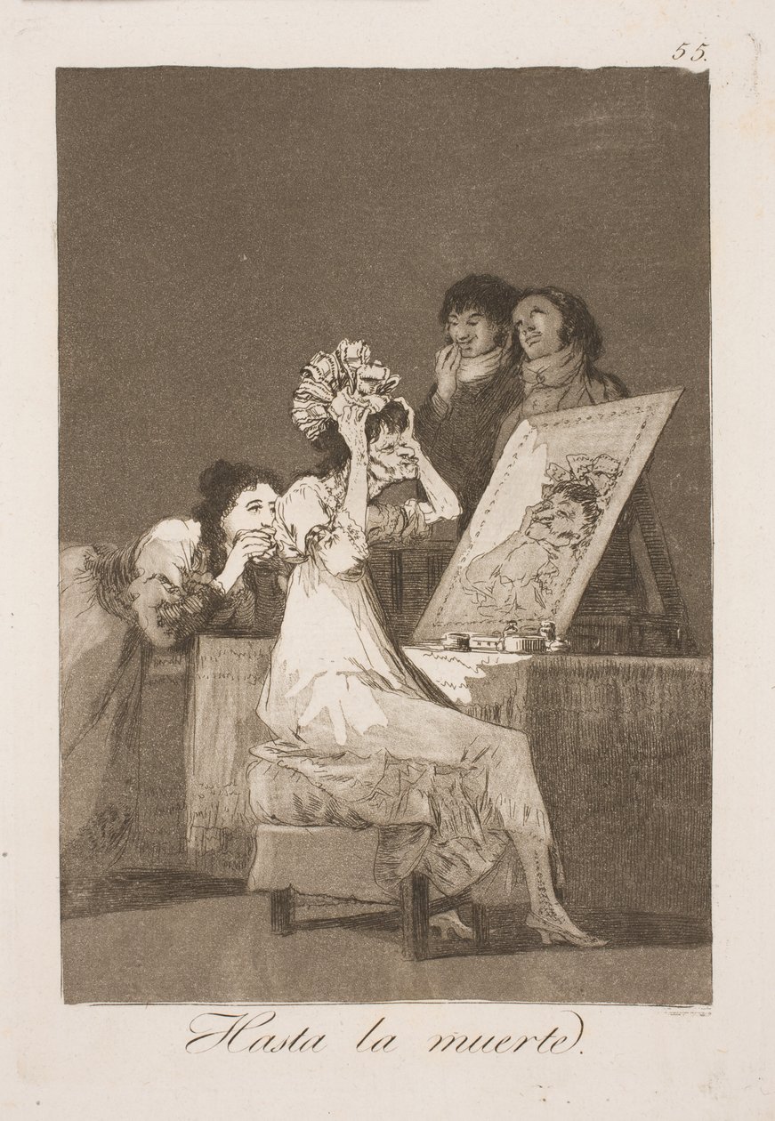 Aż do śmierci autorstwa Francisco de Goya