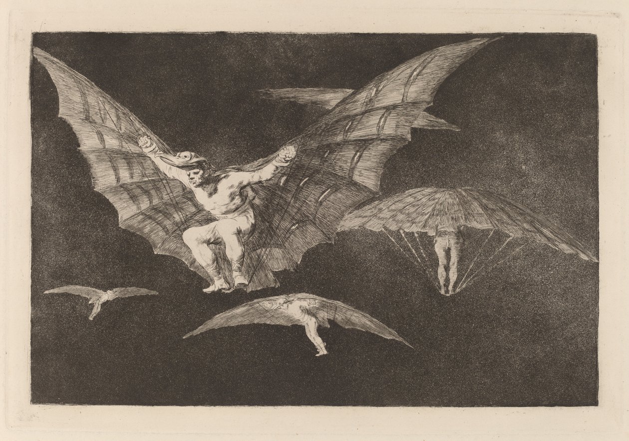Modo de volar (Sposób latania) autorstwa Francisco de Goya