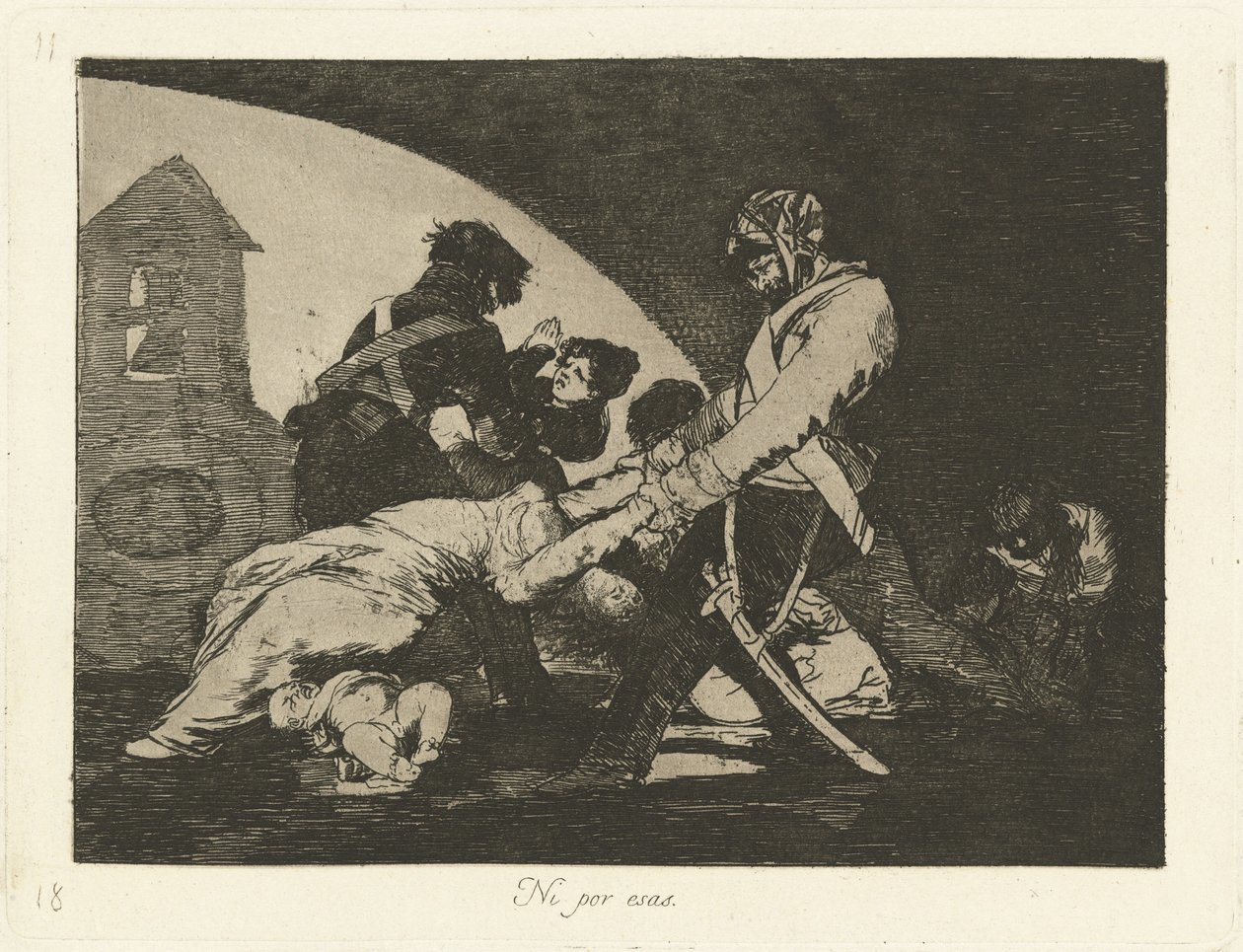 Ani tego nie rób autorstwa Francisco de Goya