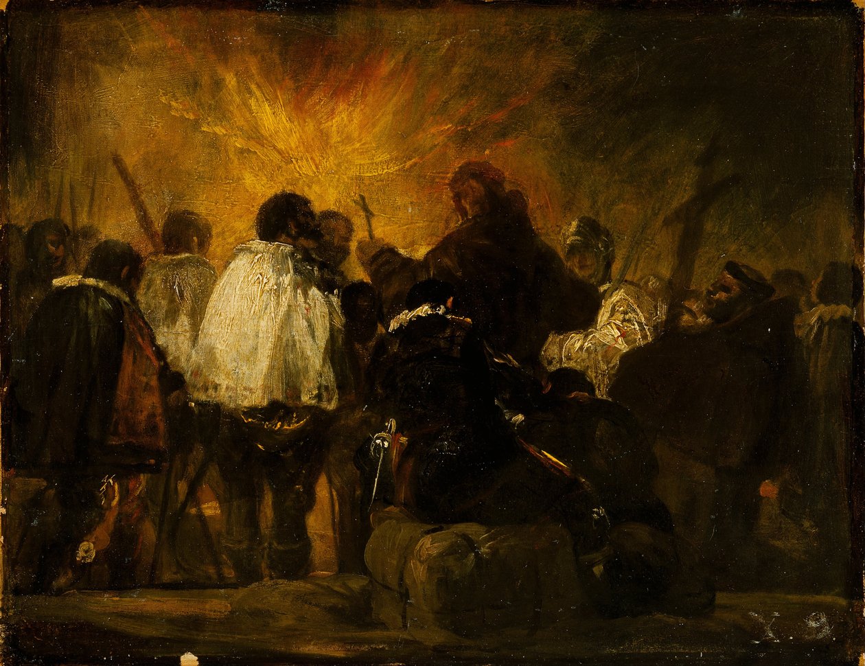Noc Inkwizycji autorstwa Francisco de Goya