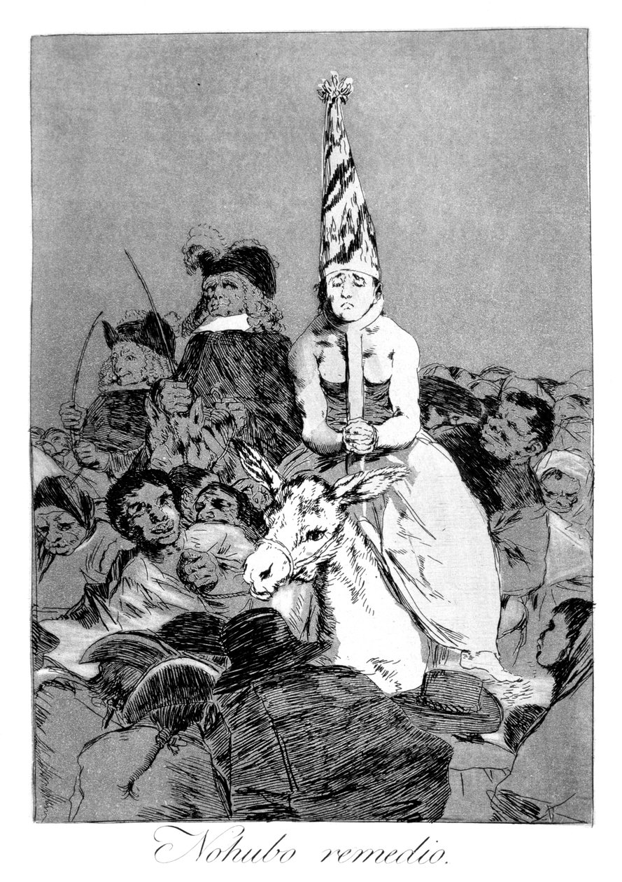Nic nie dało się z tym zrobić, 1799 autorstwa Francisco de Goya