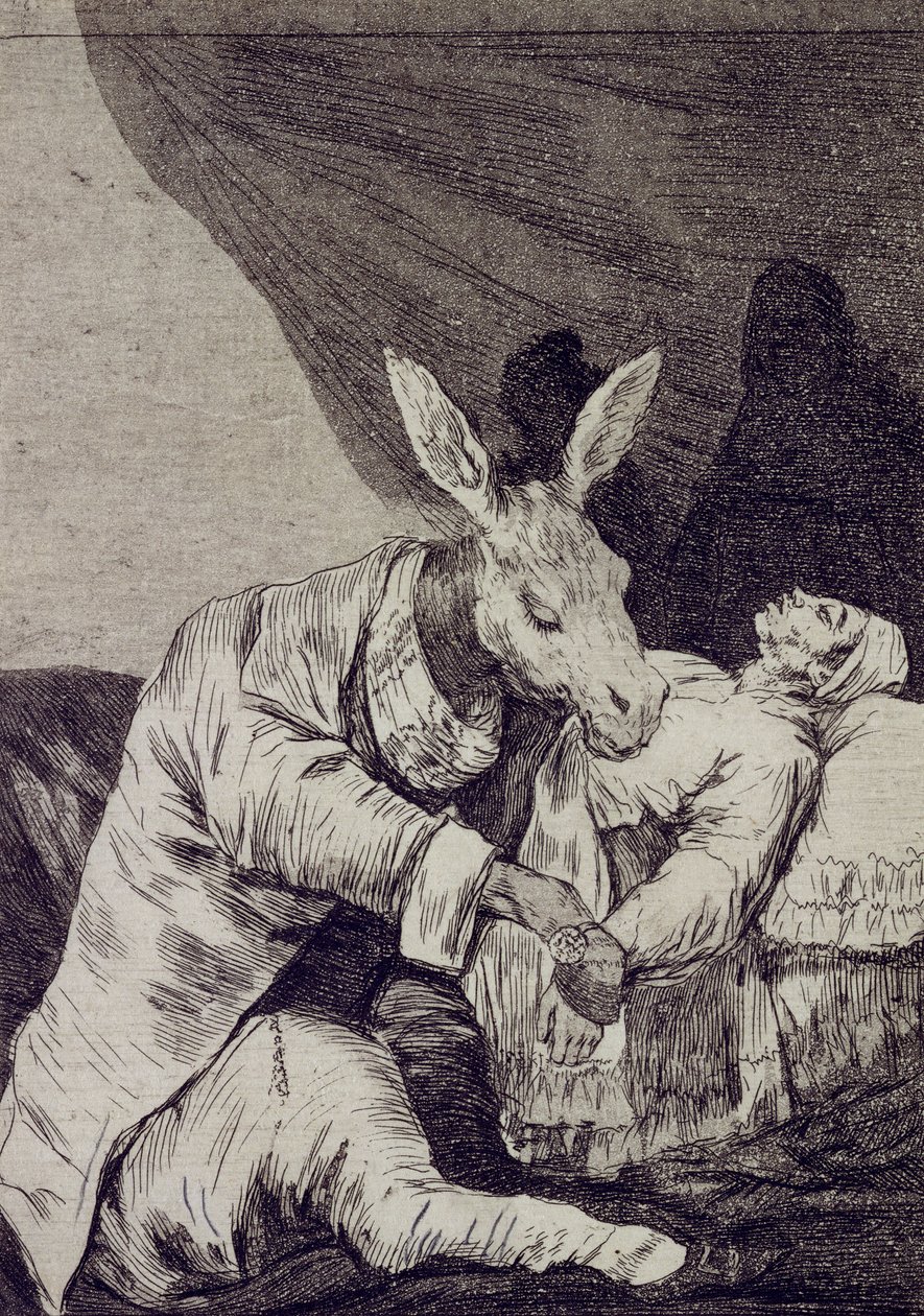 Z jakiego złego umrze Capricho nr 40 autorstwa Francisco de Goya
