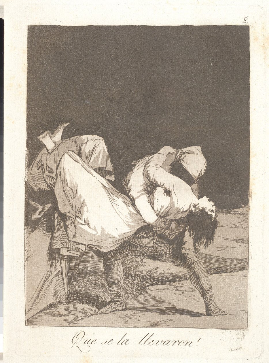 A oni ją odciągają autorstwa Francisco de Goya