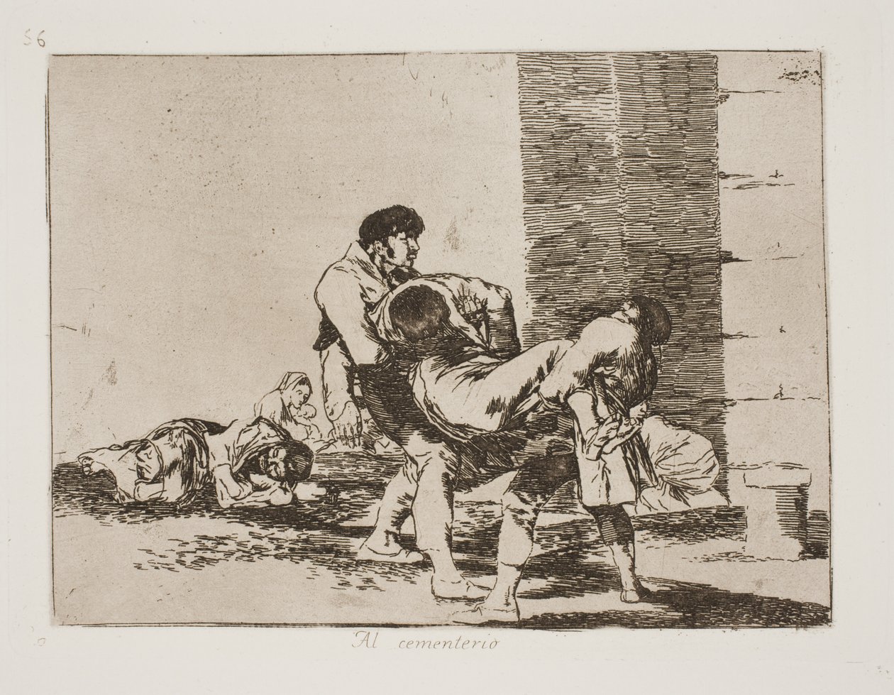 W drodze na cmentarz (56) autorstwa Francisco de Goya