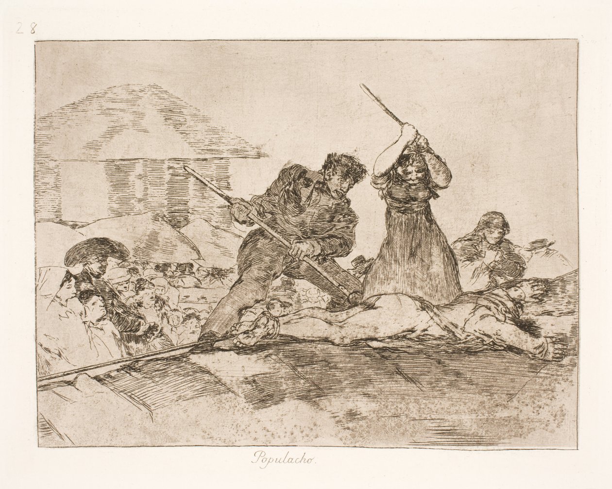 motłoch (28) autorstwa Francisco de Goya