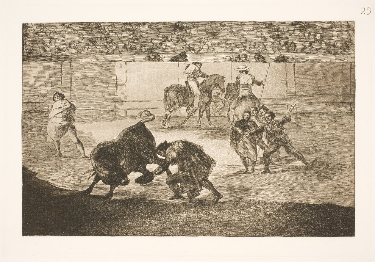 Pepe Illo wykonuje „recorte” autorstwa Francisco de Goya