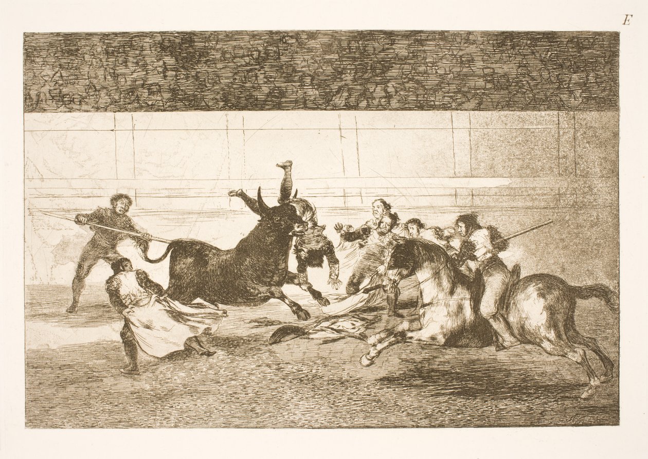 Śmierć Pepe Illo (druga kompozycja) autorstwa Francisco de Goya