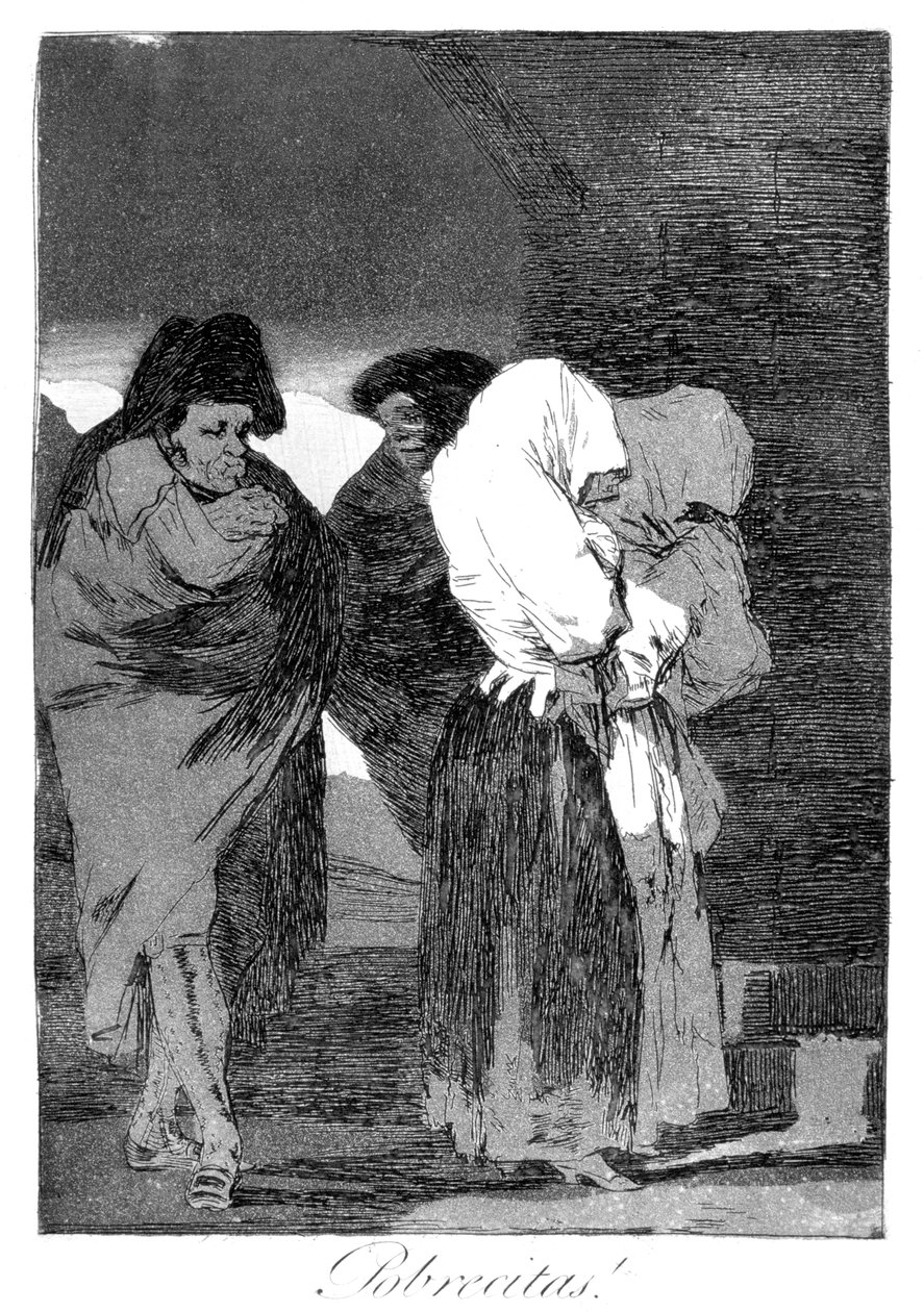 Biedne dziewczynki!, 1799 autorstwa Francisco de Goya