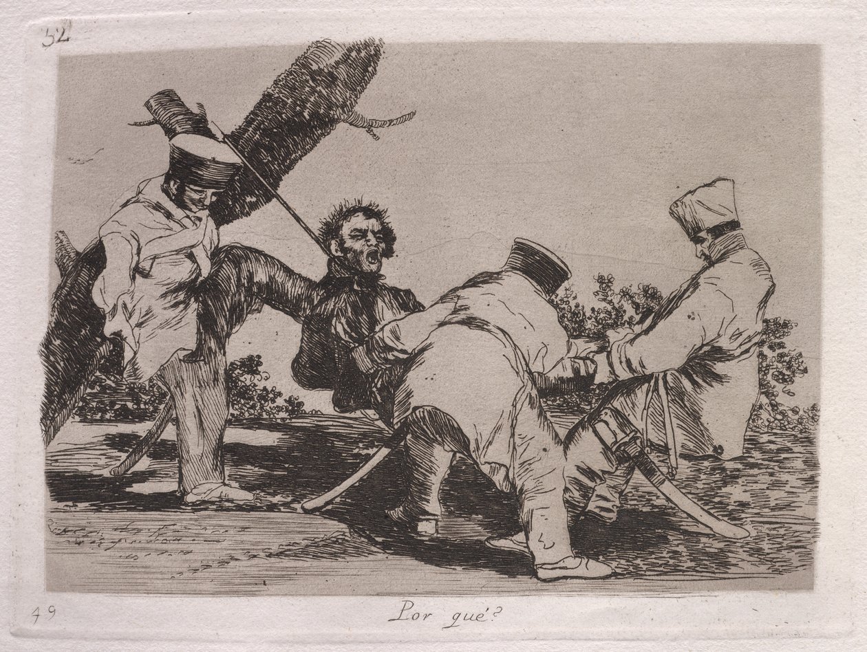 Dlatego? (czemu?) autorstwa Francisco de Goya