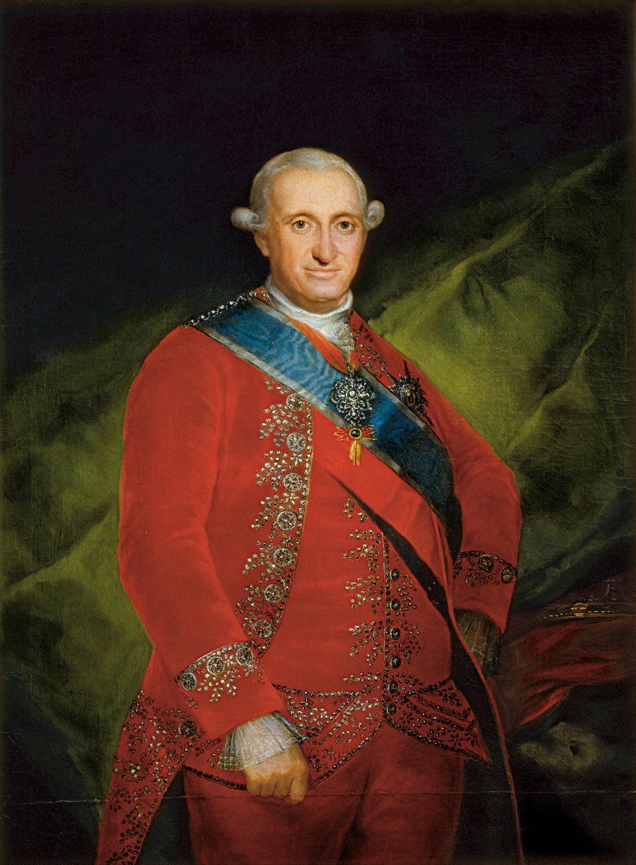 Portret Karola IV Burbona, ok.1789 (olej na płótnie) autorstwa Francisco de Goya