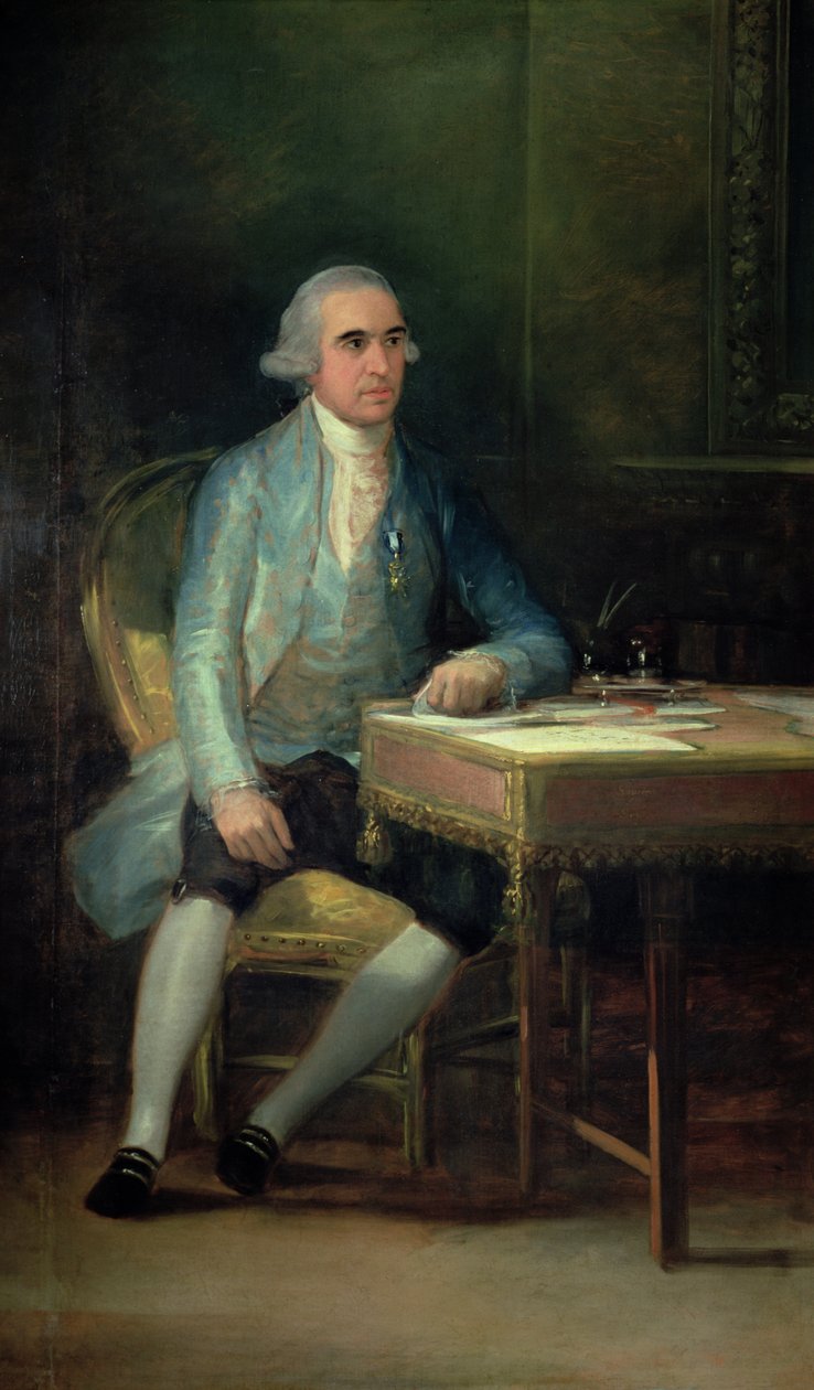 Portret Don Francisco de Saavedra, 1798 autorstwa Francisco de Goya
