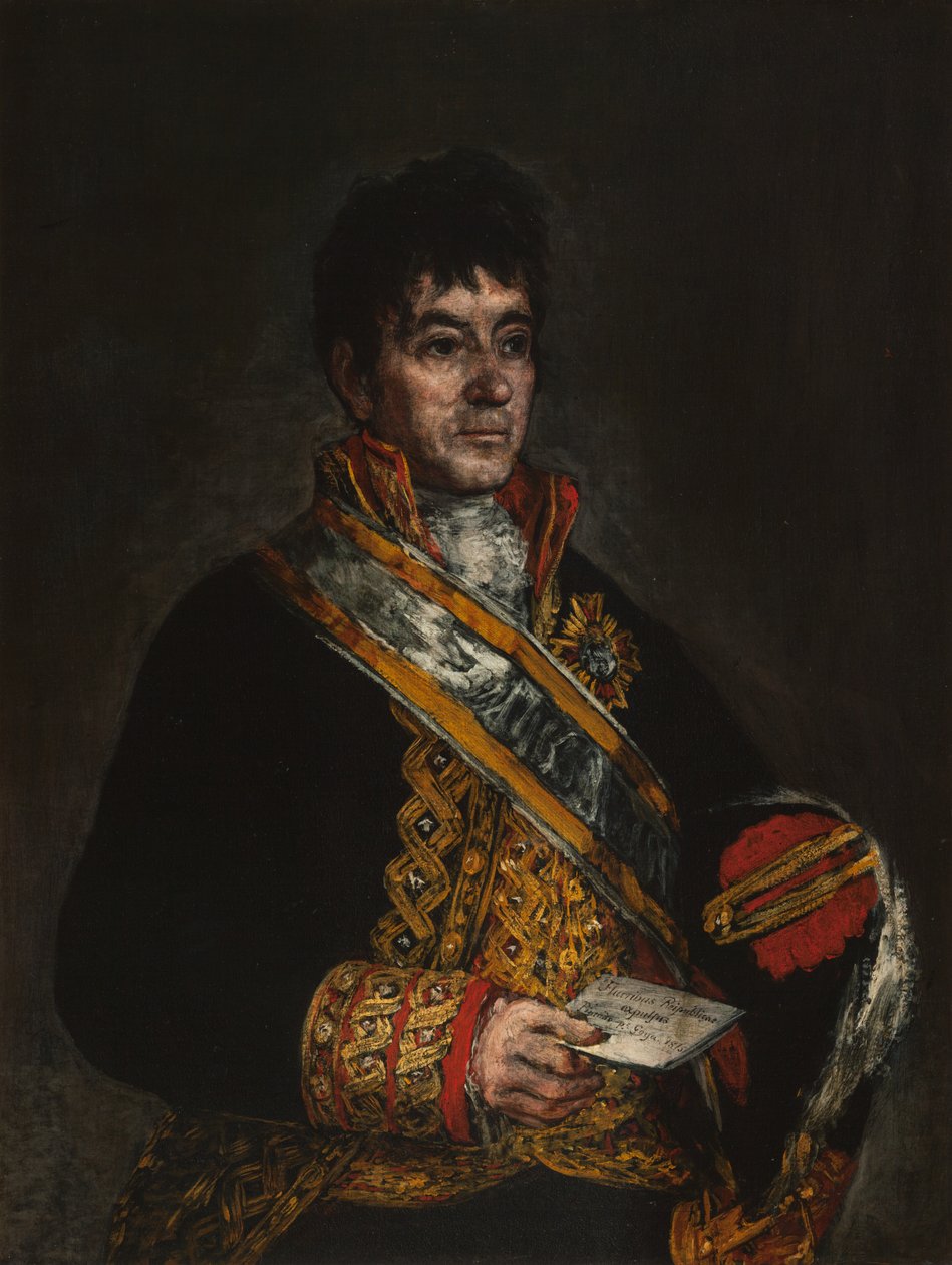 Portret Don Miguela de Lardizábala, 1815 autorstwa Francisco de Goya
