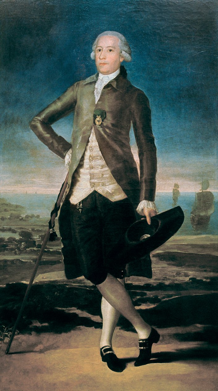 Portret Gaspara Melchora de Jovellanos, obraz Francisco de Goya y Lucientes autorstwa Francisco de Goya