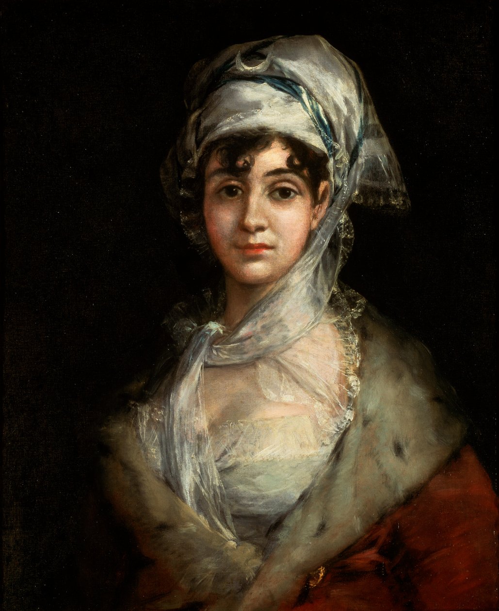 Portret aktorki Antonii Zárate, c1810 autorstwa Francisco de Goya