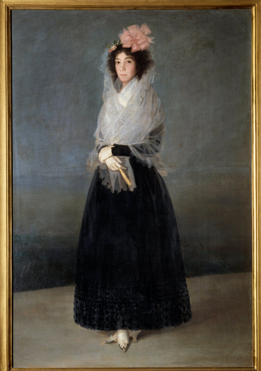 Portret hrabiny Del Carpio, markiza Solany (1757-1795) Obraz Francisco de Goya (1746-1828) XVIII-wieczne słońce. 1,81 x 1,22 m² autorstwa Francisco de Goya