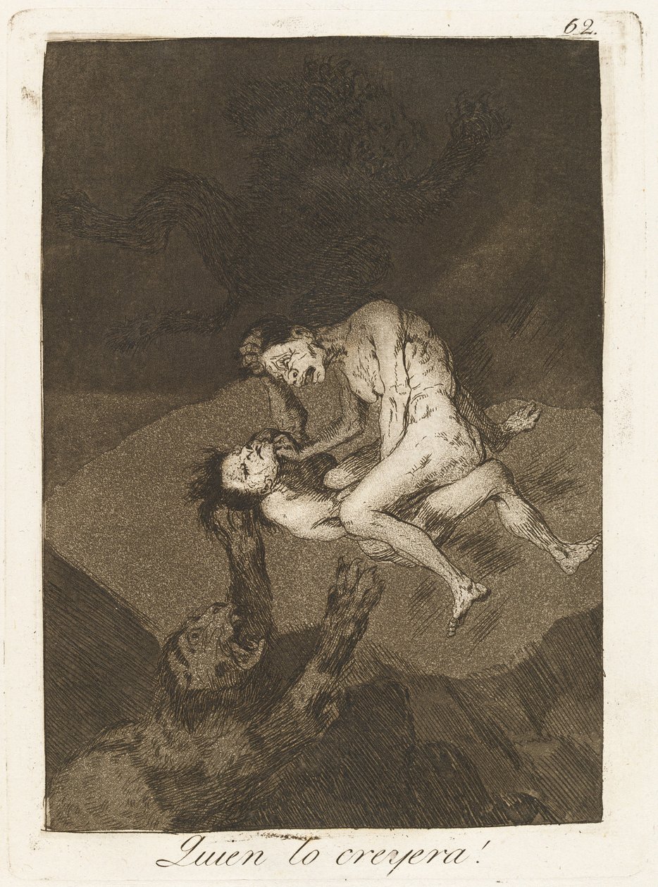 Quien lo creyera! (Kto by pomyślał!) autorstwa Francisco de Goya