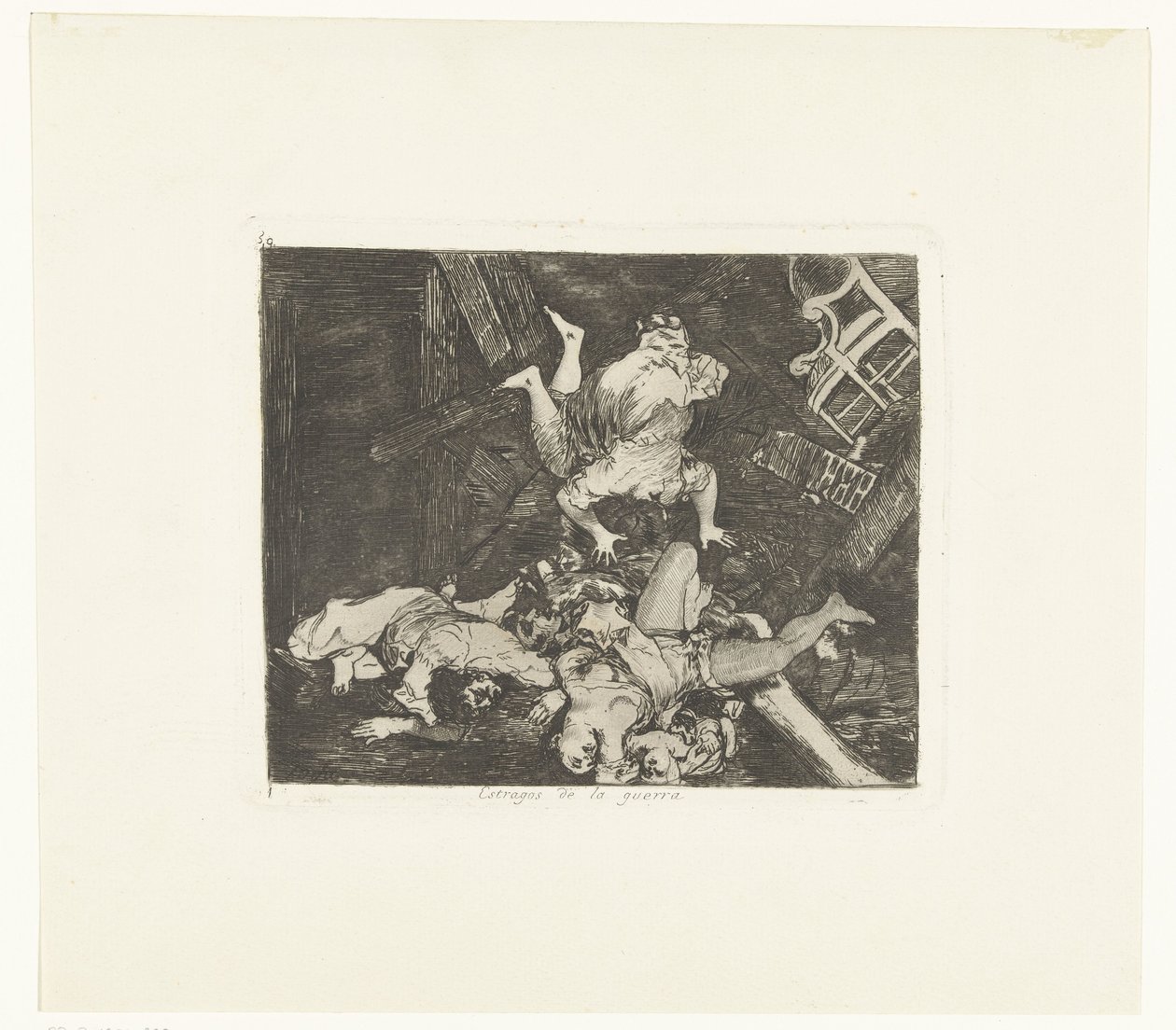 Ravages van de ooorlog spustoszenia wojenne (tytuł na obiekcie) De gruwelen van de ooorlog (tytuł serii) Katastrofy wojny (tytuł serii) autorstwa Francisco de Goya