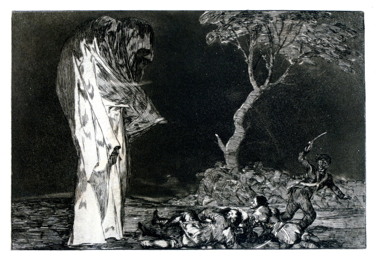Zagadka strachu, 1819-1823 autorstwa Francisco de Goya