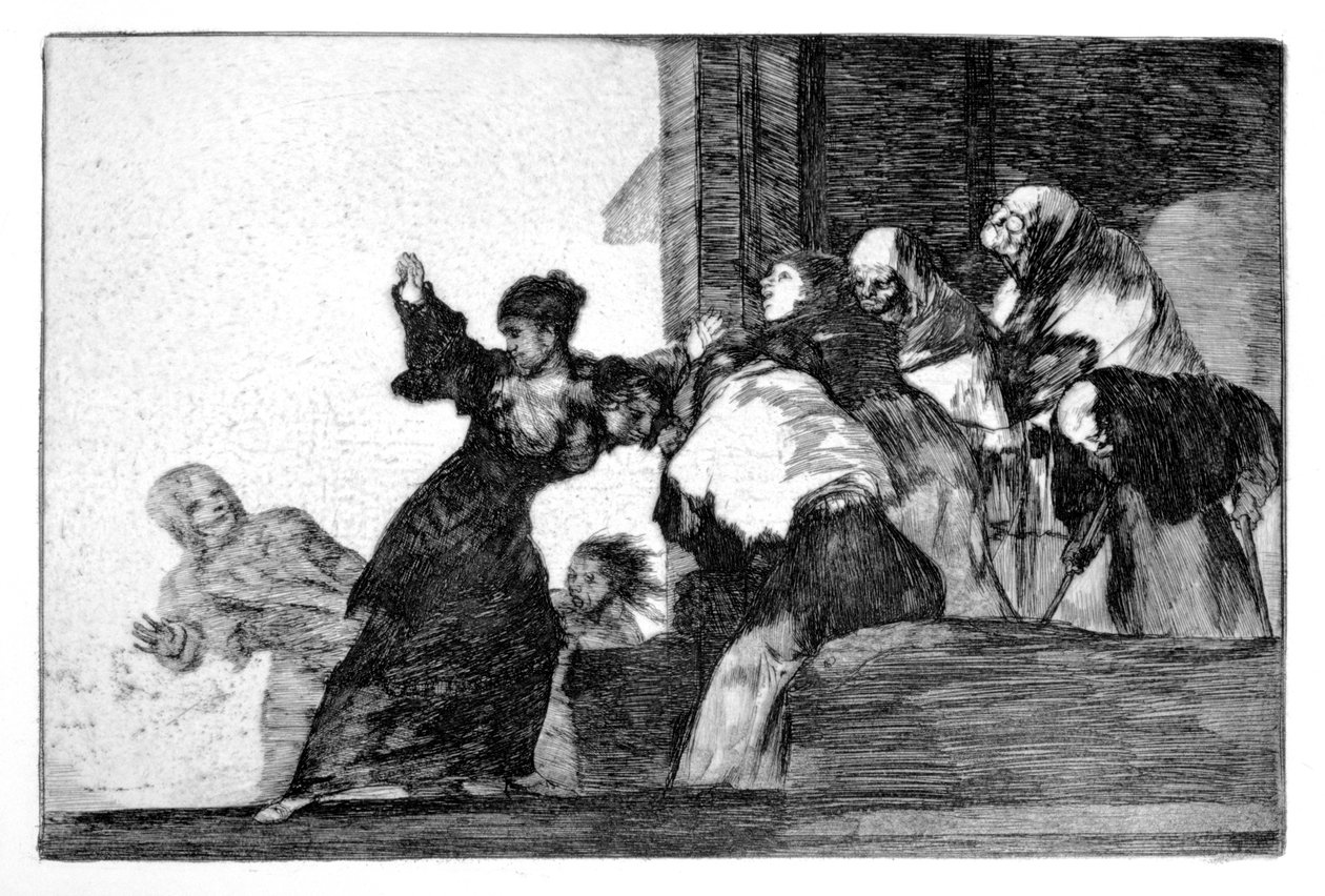 Zagadka ubogich, 1819-1823 autorstwa Francisco de Goya