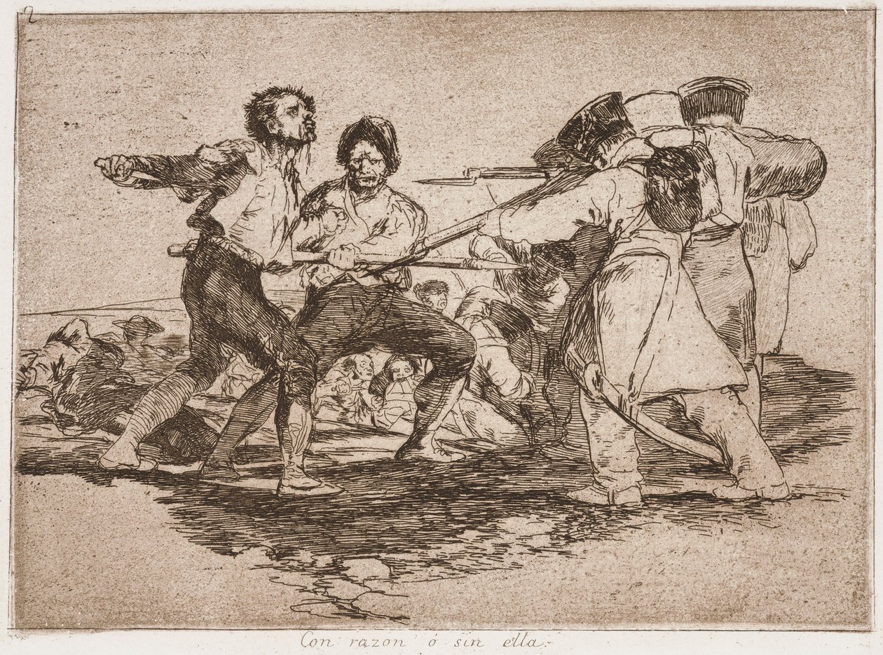 Słusznie czy niesłusznie, z serii Okropności wojny autorstwa Francisco de Goya