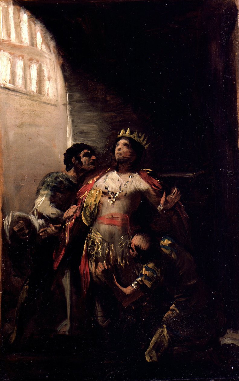 Św. Hermenegild w więzieniu autorstwa Francisco de Goya