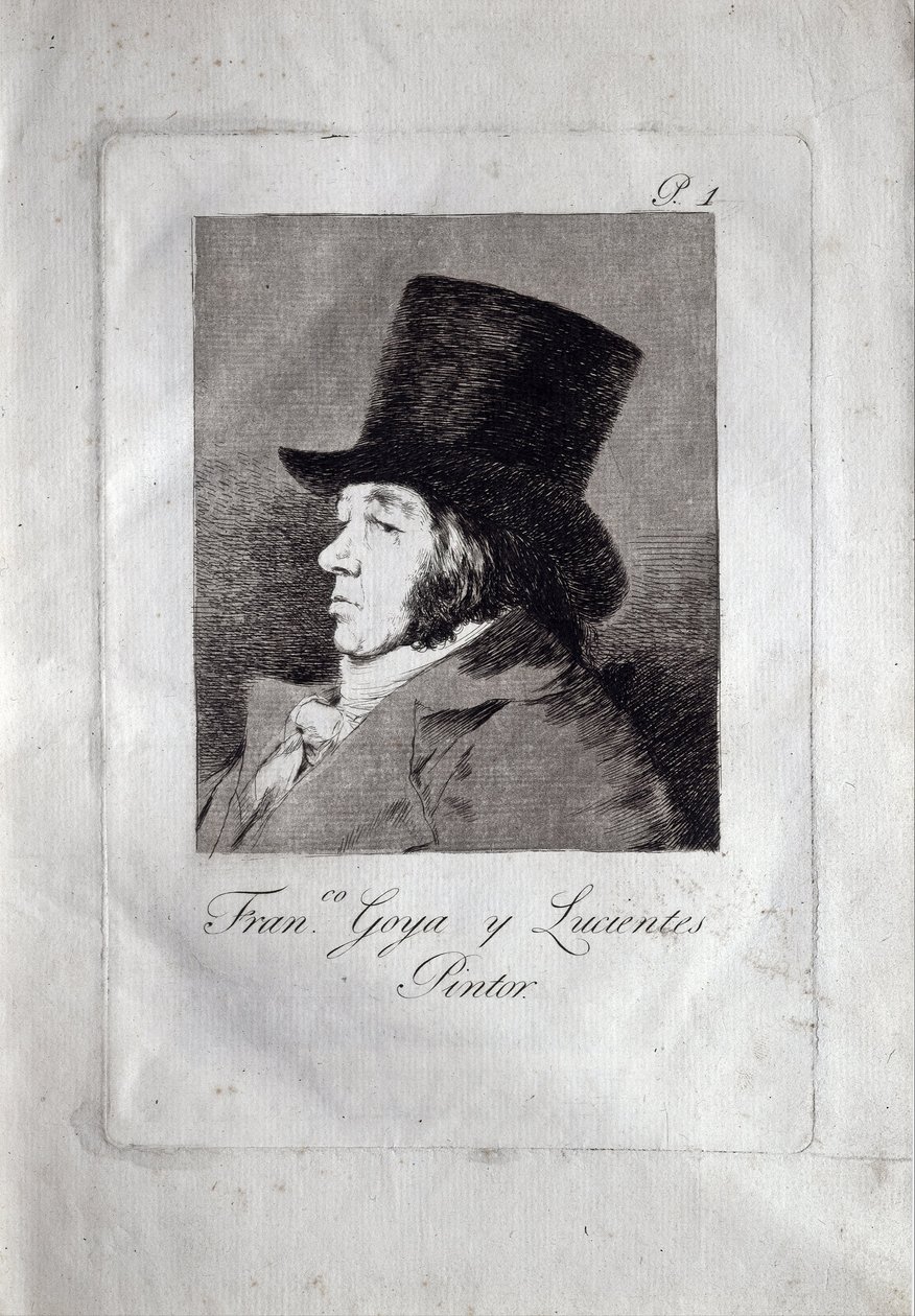Autoportret, 1799 autorstwa Francisco de Goya