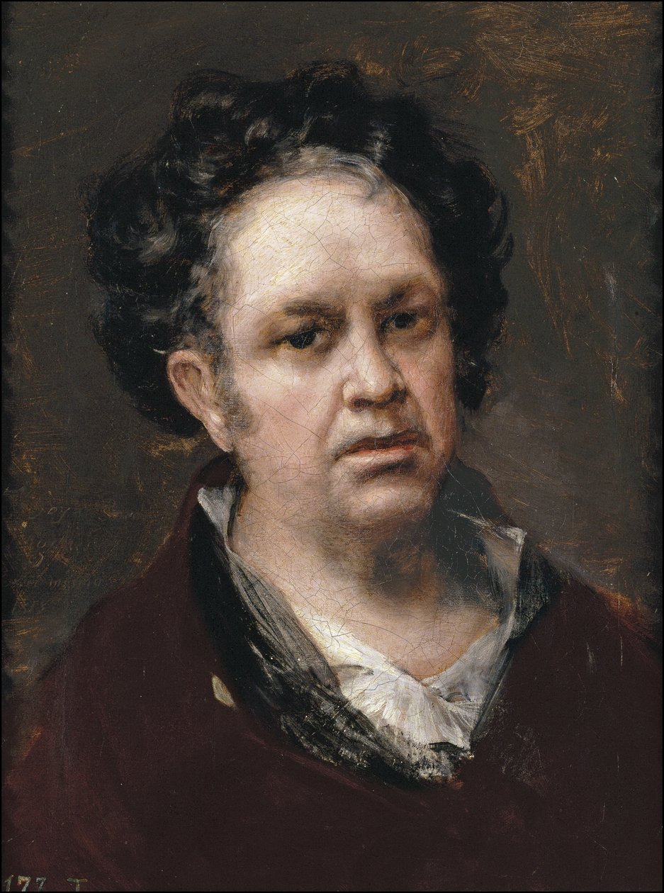 Autoportret, 1815 autorstwa Francisco de Goya