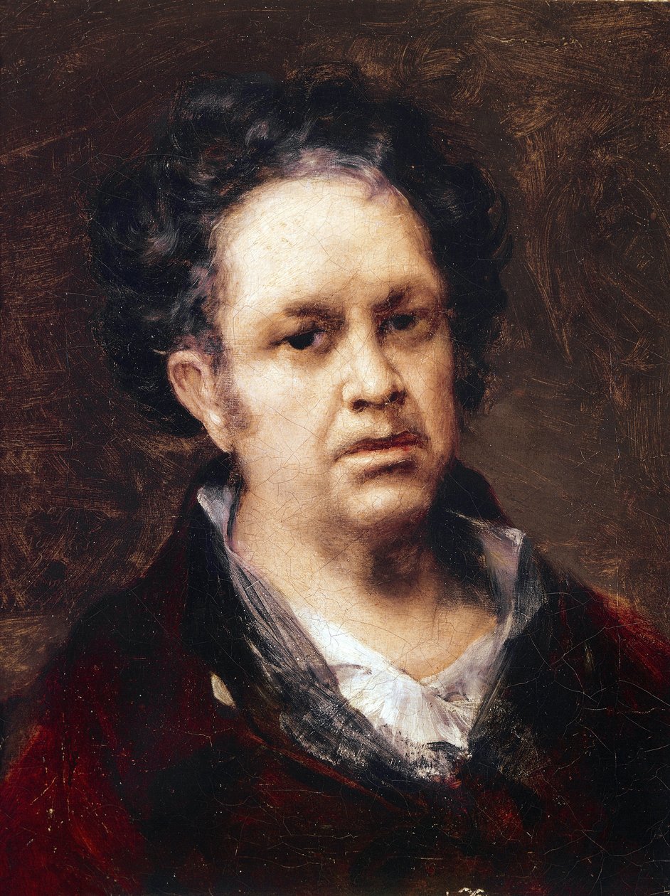 Autoportret 69 lat (olej na płótnie) autorstwa Francisco de Goya