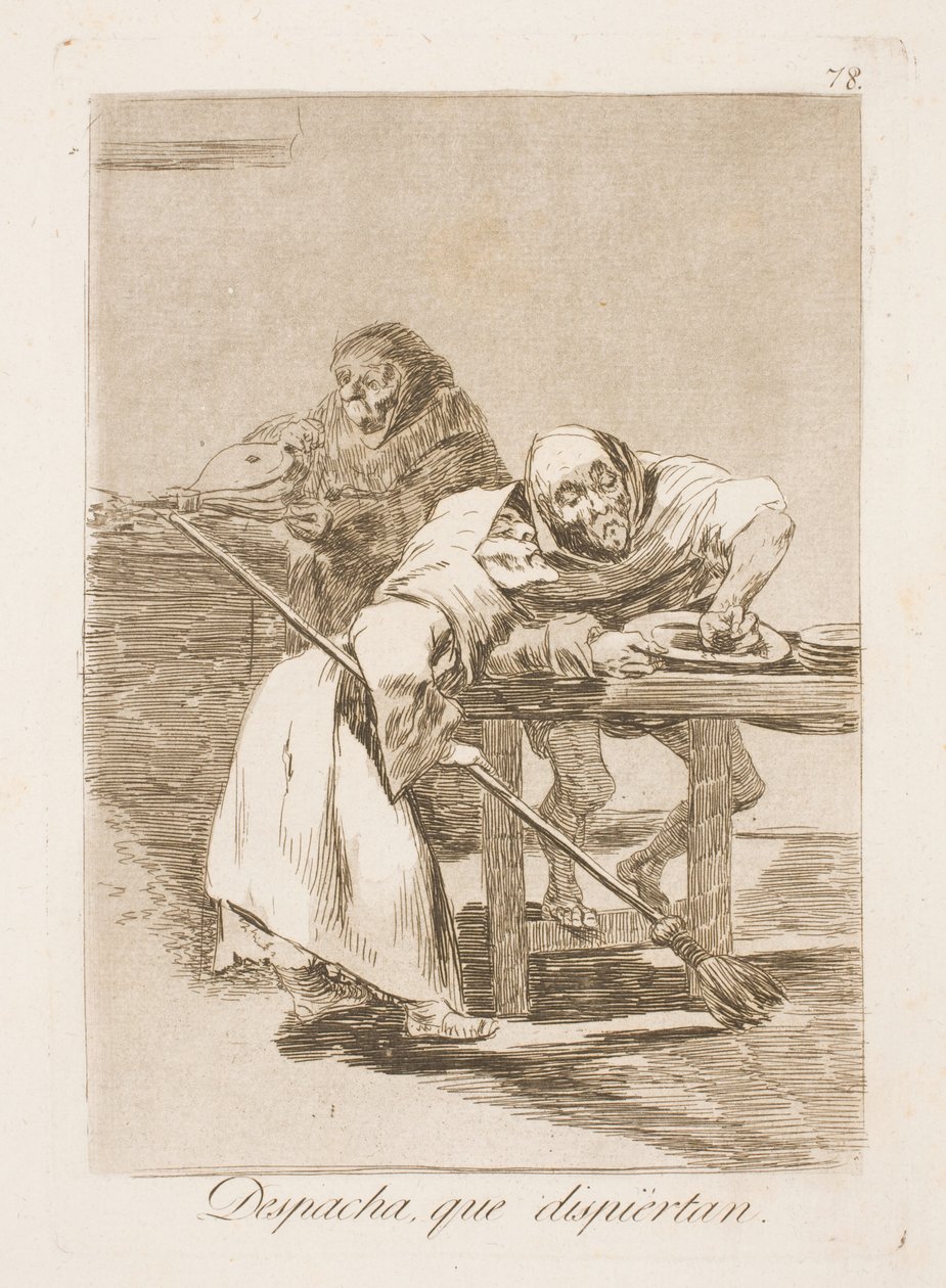 Pospiesz się, budzą się! autorstwa Francisco de Goya