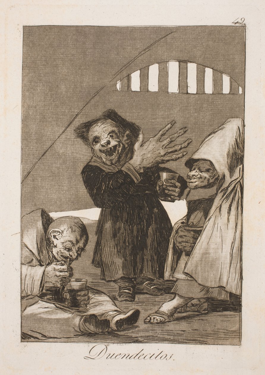 Małe trolle autorstwa Francisco de Goya