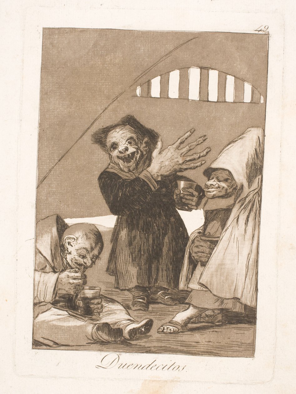 Małe trolle autorstwa Francisco de Goya