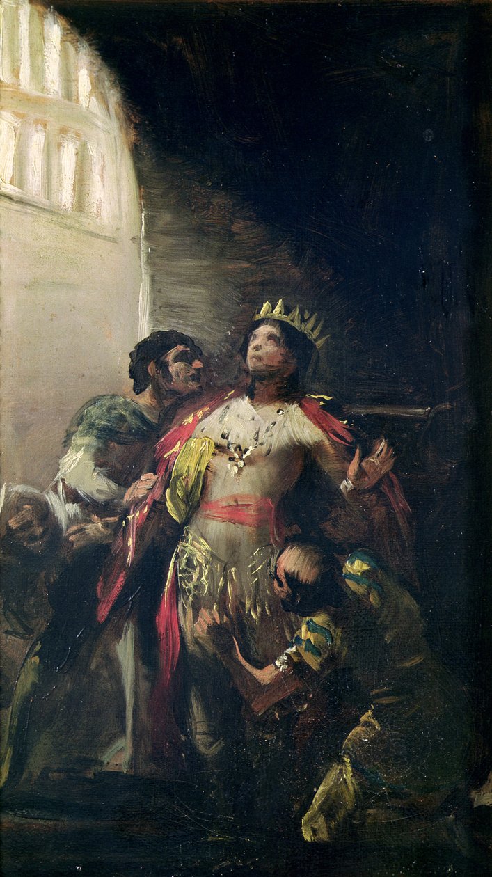 Św. Hermengild (zm. 585) w więzieniu, ok. 1799 autorstwa Francisco de Goya
