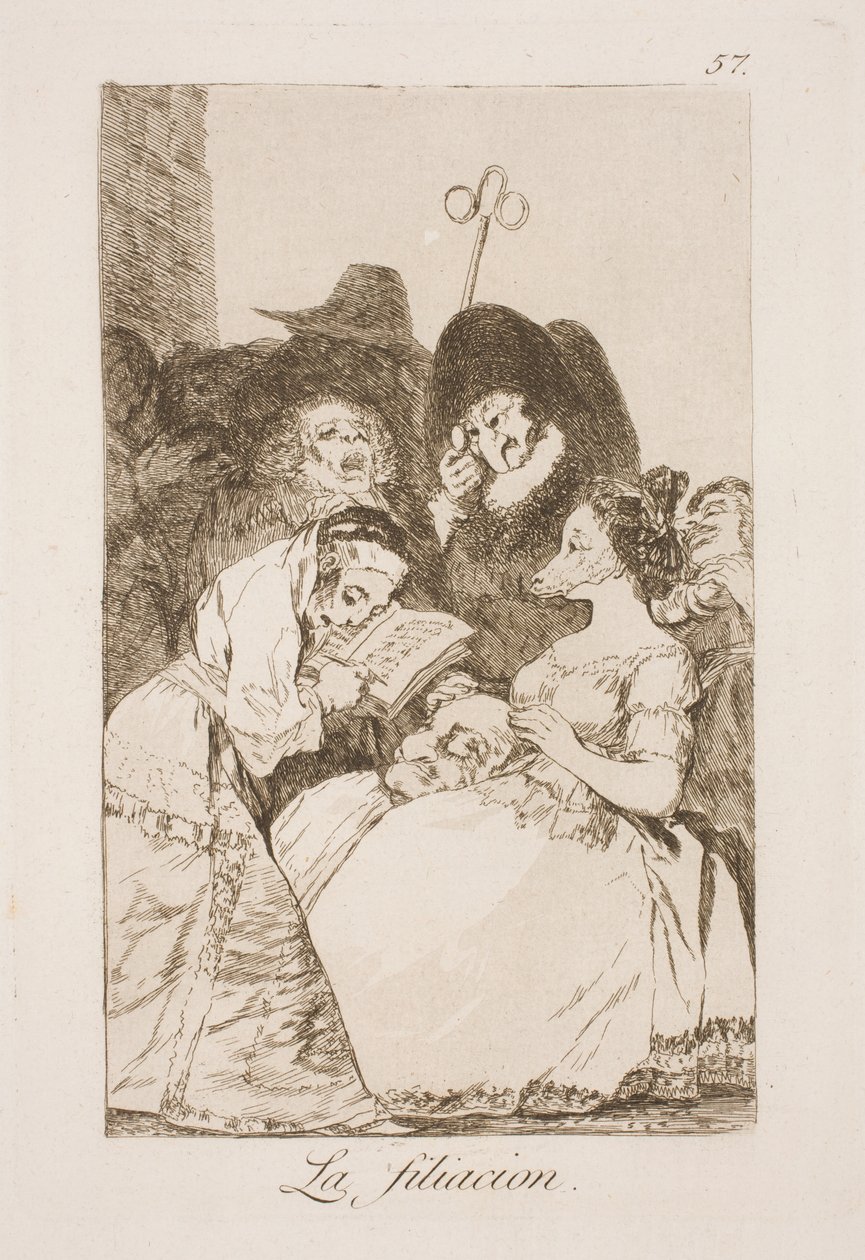 Drzewo genealogiczne autorstwa Francisco de Goya