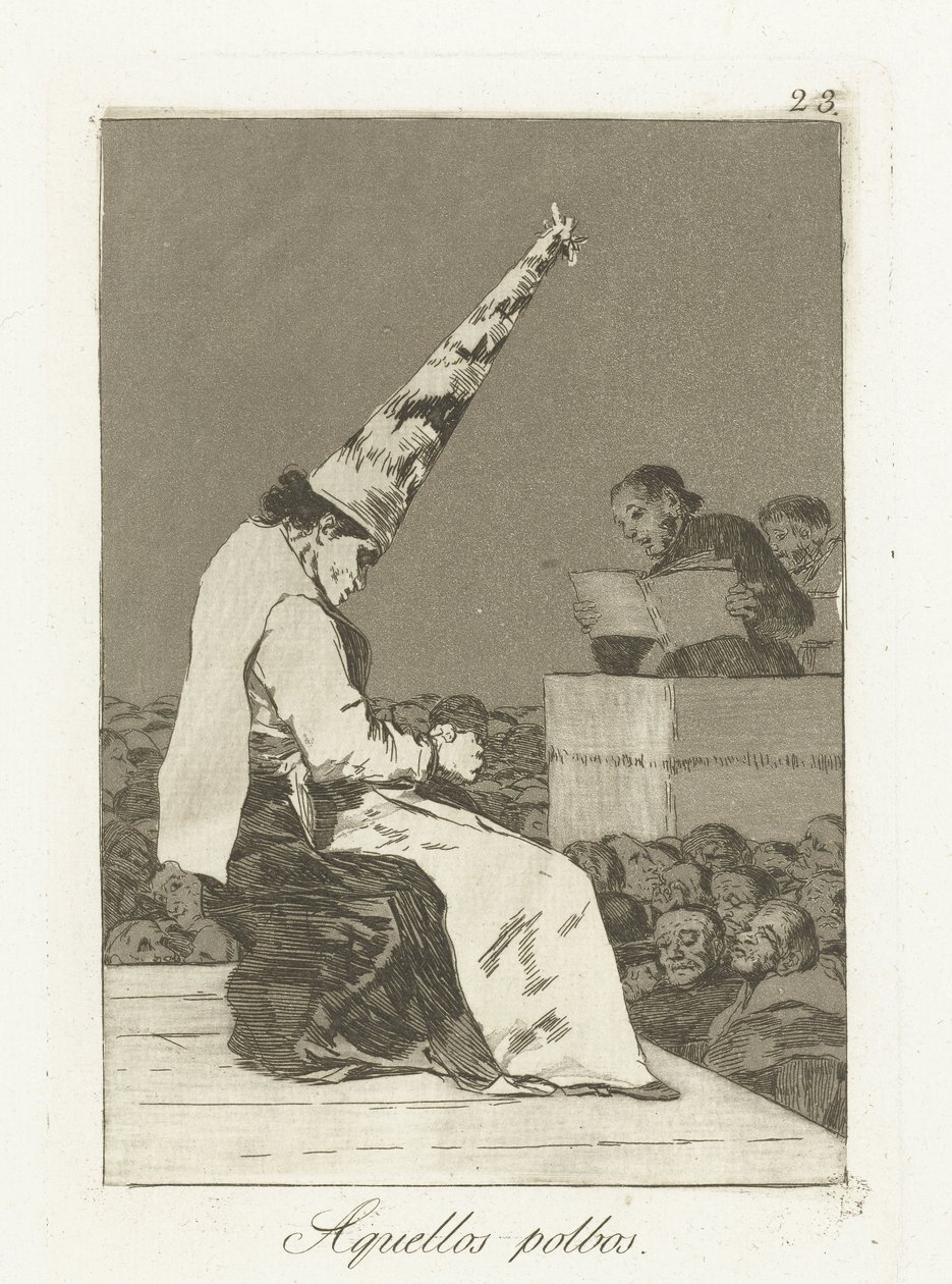 Cząsteczki kurzu autorstwa Francisco de Goya