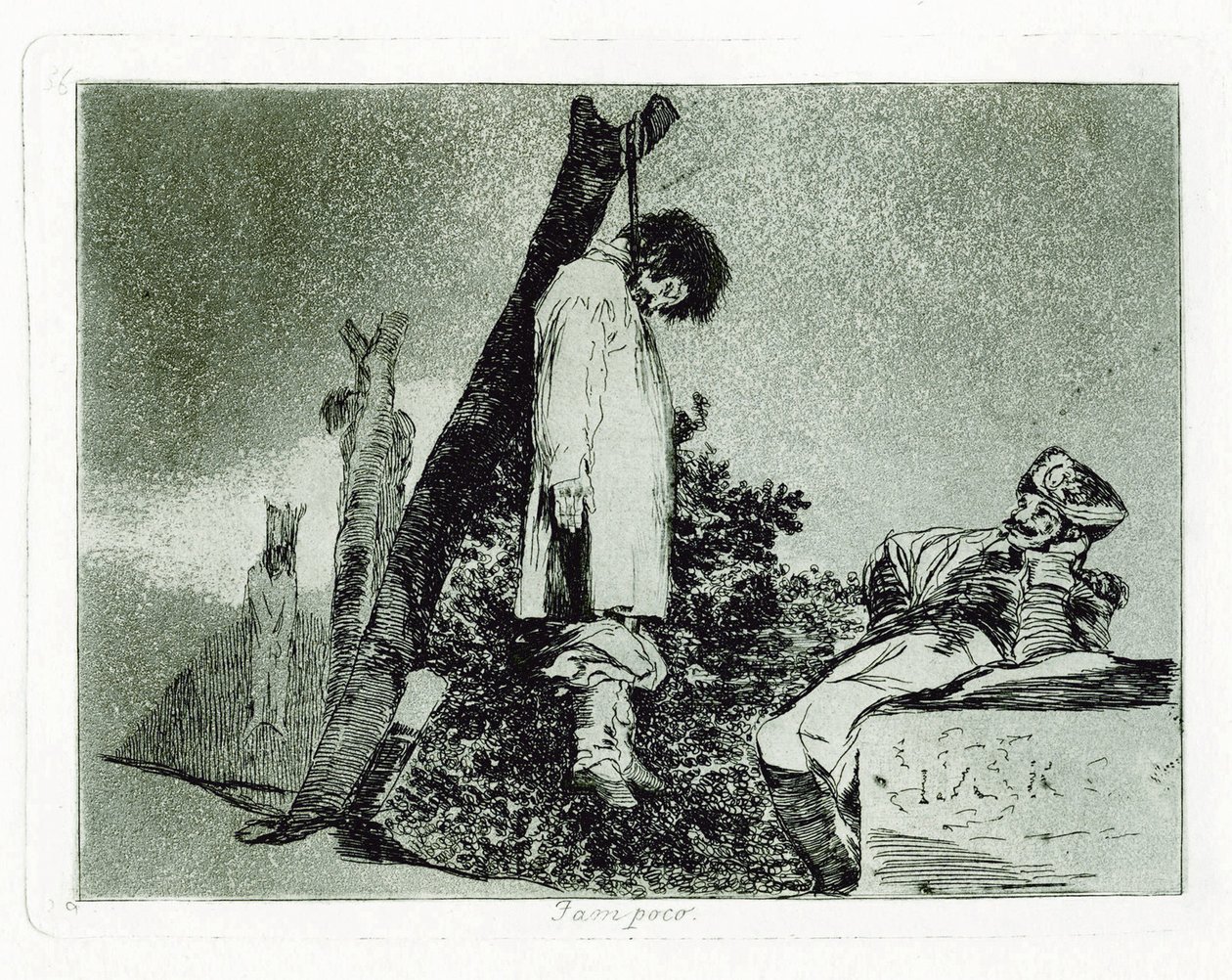 Ani to. Tablica 36 z Klęsk wojennych autorstwa Francisco de Goya