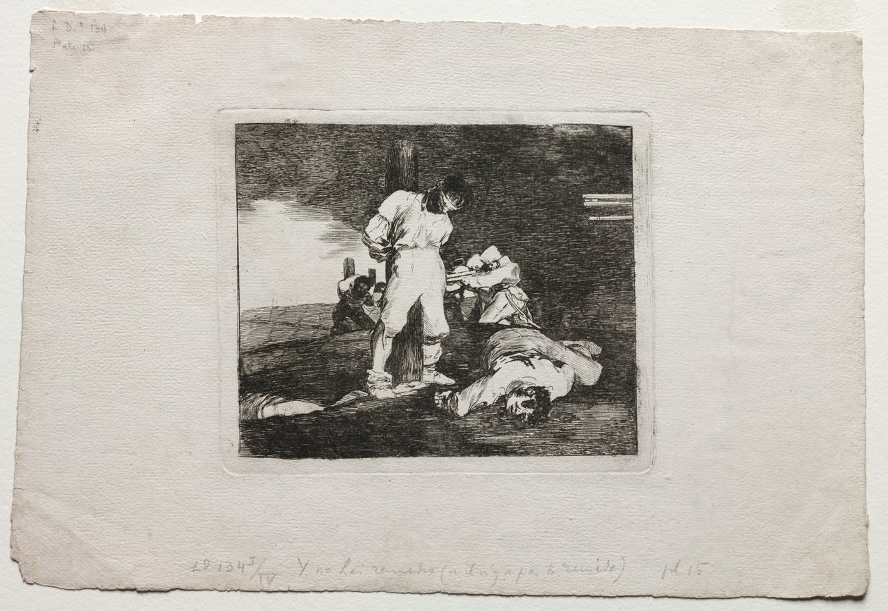 Katastrofy wojenne: i nie ma na to pomocy autorstwa Francisco de Goya