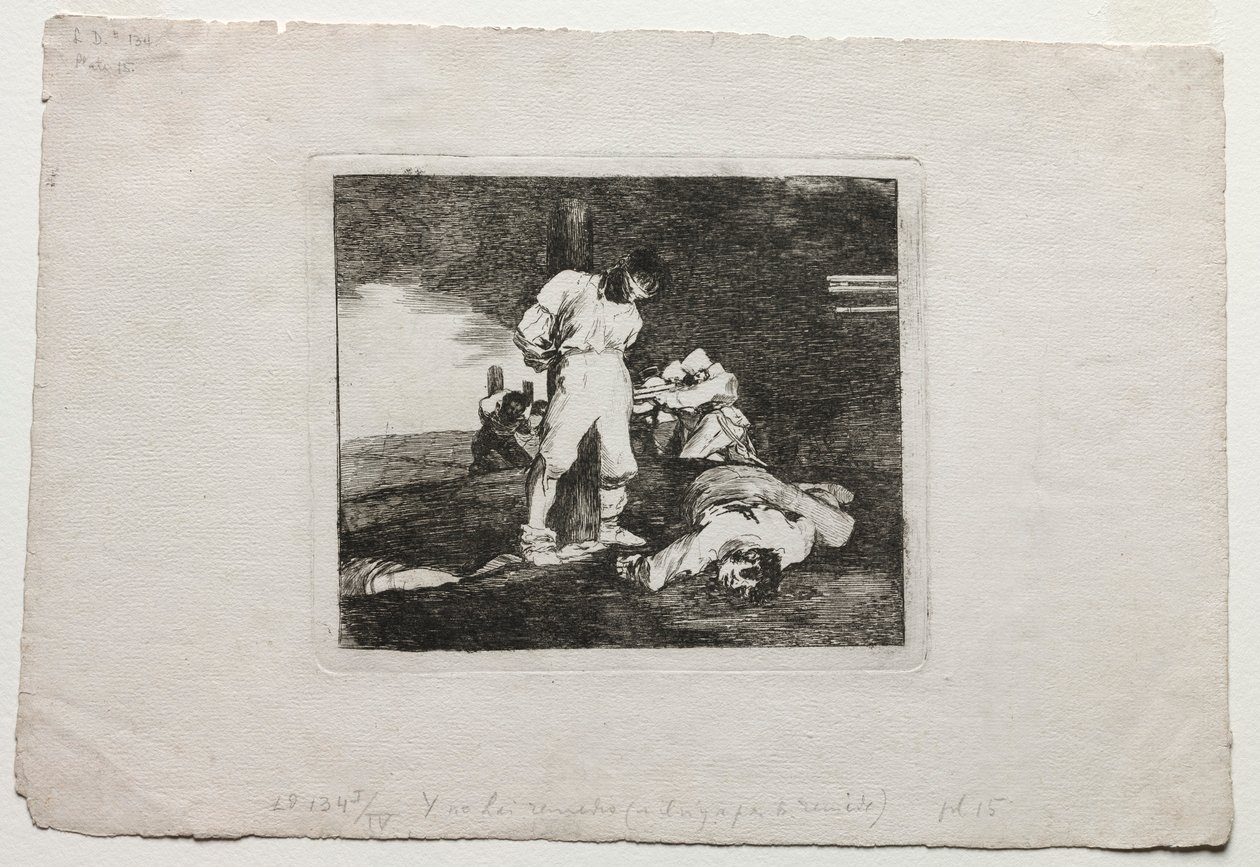 Katastrofy wojny: i nie ma na to pomocy, 1810-1820. autorstwa Francisco de Goya