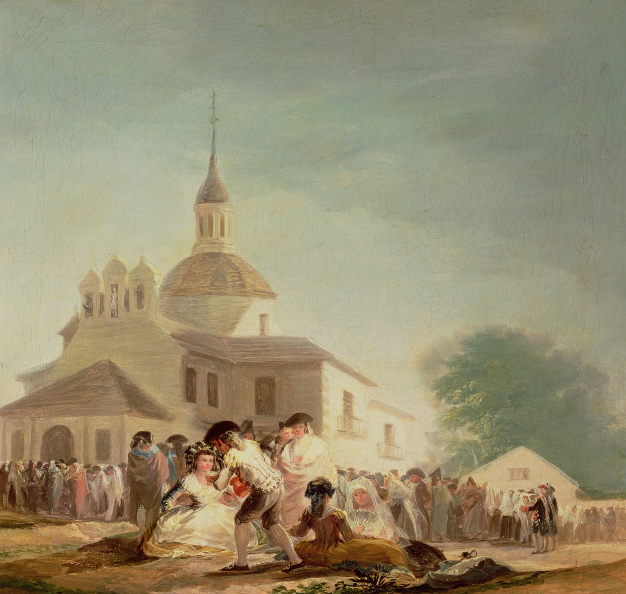 Pustelnia San Isidro, Madryt, 1788 r. autorstwa Francisco de Goya