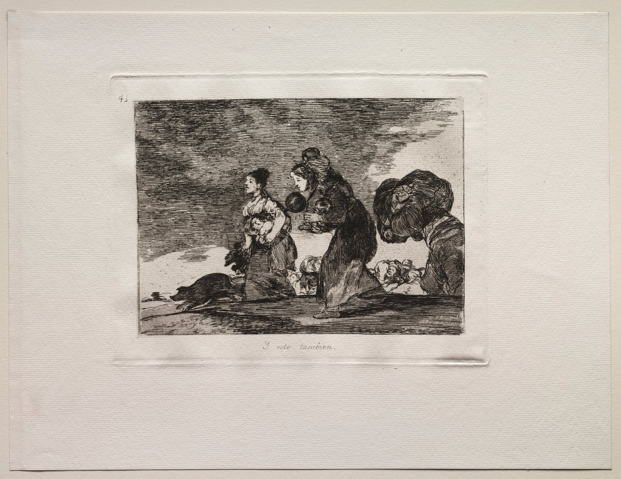 Horrory wojny: i to też. autorstwa Francisco de Goya